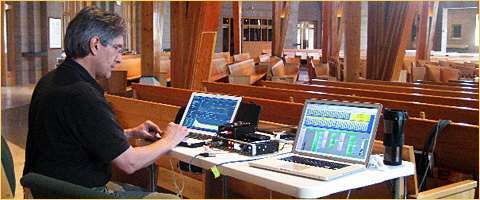 John Murray Tuning a Church Sound System